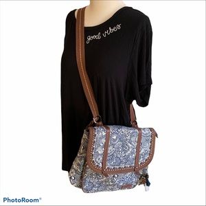 Sakroots Olympic convertible backpack crossbody